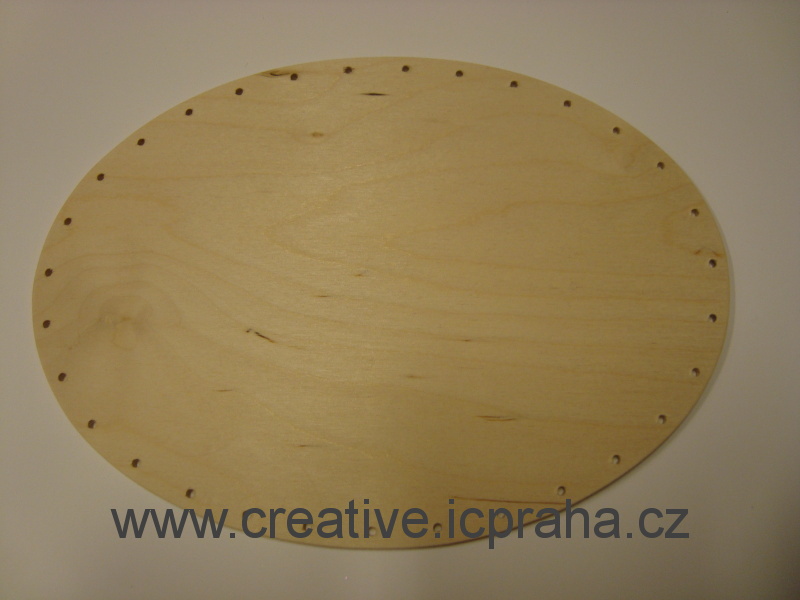 dno ovál 24x17cm / překližka